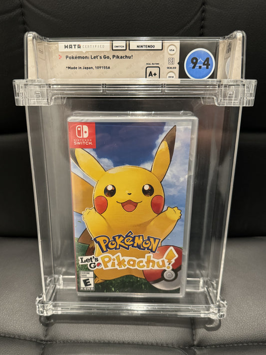 Nintendo Switch - Pokémon Let's Go Pikachu - WATA 9.4